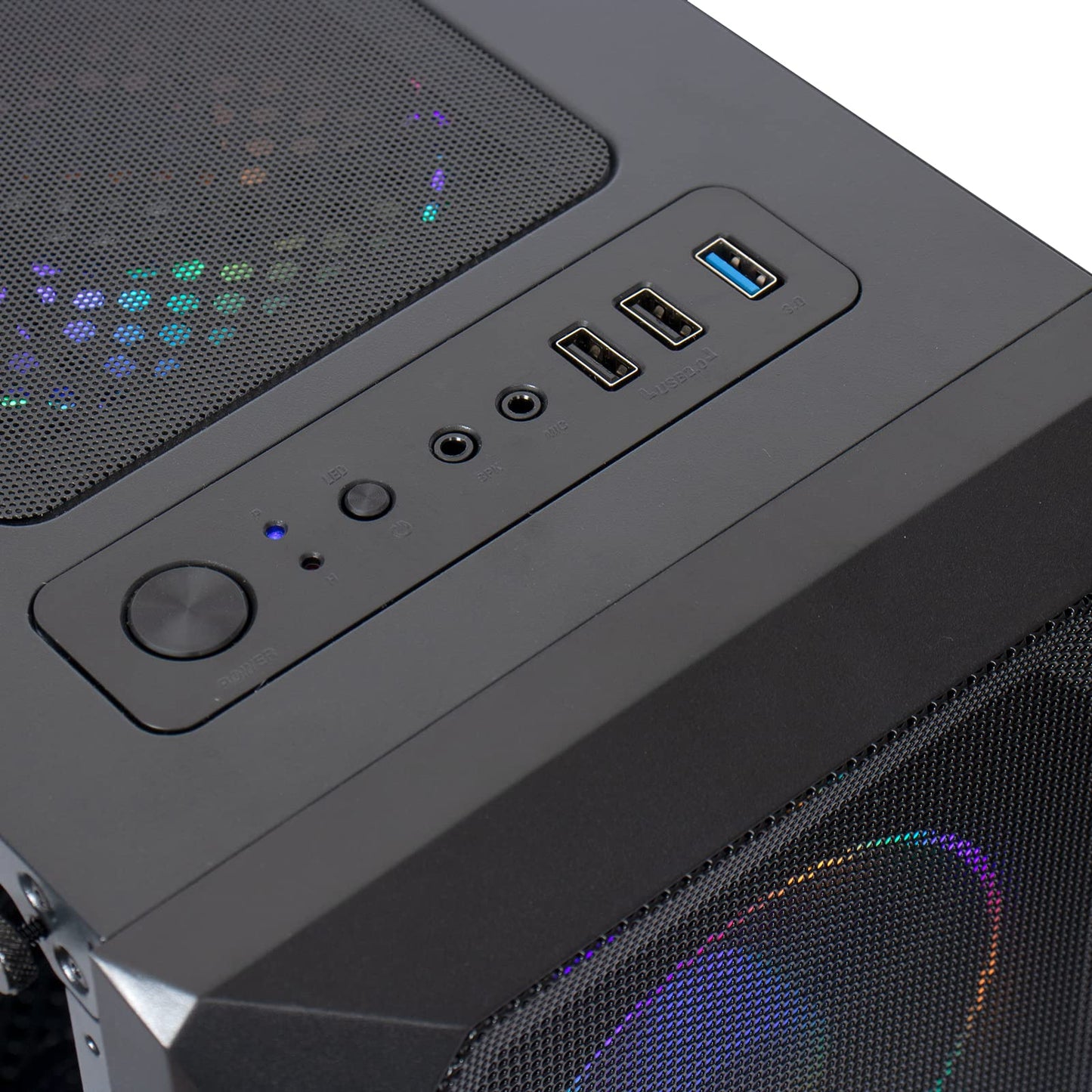 MXZ Gaming PC Computer R5 3500X, RX580, 8G DDR4, NVME 500G, A320,6RGB Fans,Windows 11 Pro Ready to use, Gamer Desktop Computer(R5 3500X| RX580)