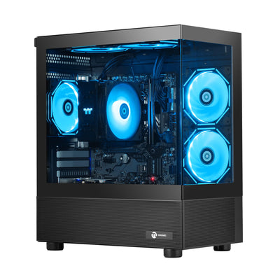 NINGMEI Desktop PC Computer AMD Ryzen 7 5700G 8 core 3.8GHz(up to 4.6GHz), 16GB DDR4 RAM 3200MHz,1TB NVME SSD,Tower Computer with 550W PSU, Windows 11 Home 64-bit for Home and Office.