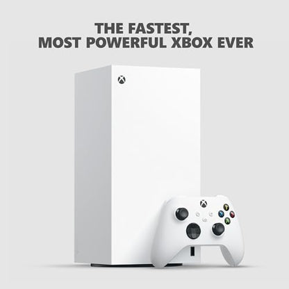 Xbox Series X - All Digital Gaming Console - 1TB SSD - Includes Wireless Controller - 4K Gaming - 120FPS - Robot White