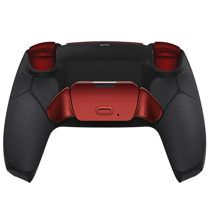 HEXGAMING RIVAL Hall Effect Wireless Controller Compatible with ps5-2 Back Buttons, Mouse-Click Hair Triggers, Interchangeable Thumbsticks - Black Red