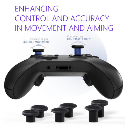 HEXGAMING ULTRA ONE Wireless Controller for Xbox Series X & S, for Xbox One, for Windows 7/8/10-4 Remap Back Buttons - Hair Triggers - Interchangeable Thumbsticks - 6 Profiles - White Labeled