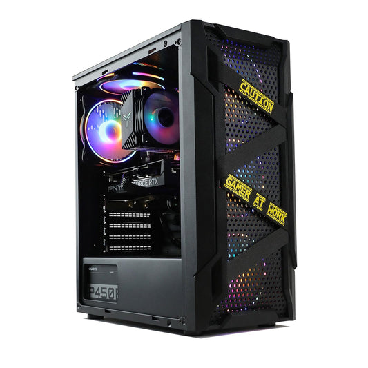 MXZ Gaming Desktop PC Computer I5 9400F,RX580, B365,8GB DDR4, NVME 500G SSD, 5 RBG Fans, Windows 11 Pro Ready to use,I5 9400F| RX580