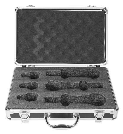 Rockville RMC-3PK Dynamic Microphones (3 Pack), Cardioid, Metal Build, XLR, Clear Audio, Durable Case, Noise Reduction, for Vocals, Instruments, DJs